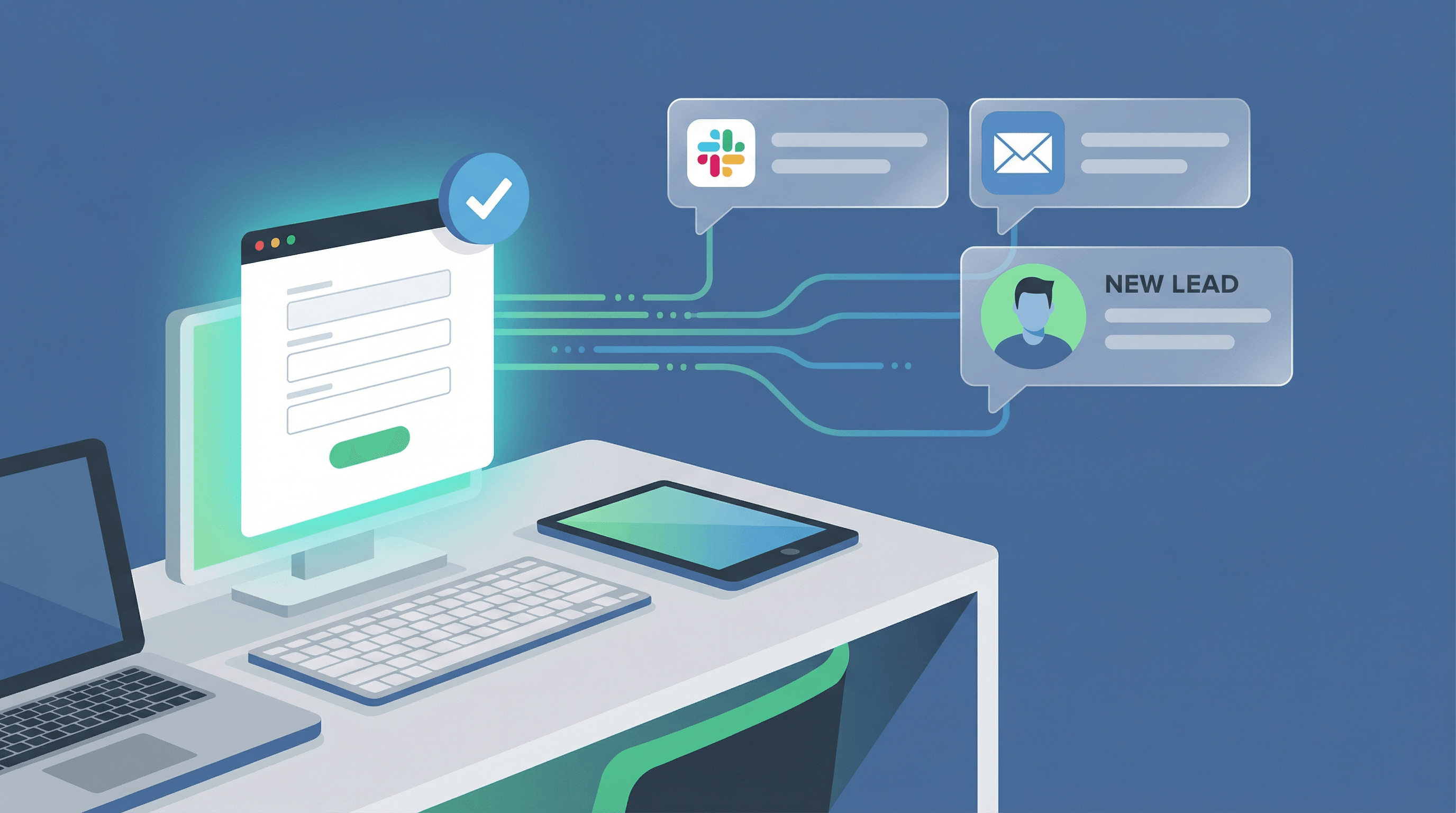 Instant Lead Notifications with Form Webhooks — Slack, Email, Teams